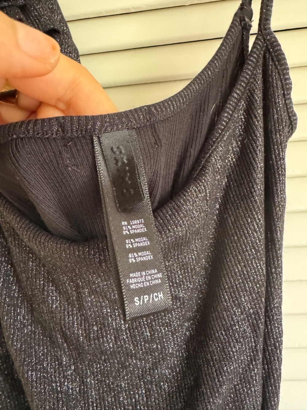 SKIMS Black Shimmer Slip Maxi Dress - Picture 5 of 6